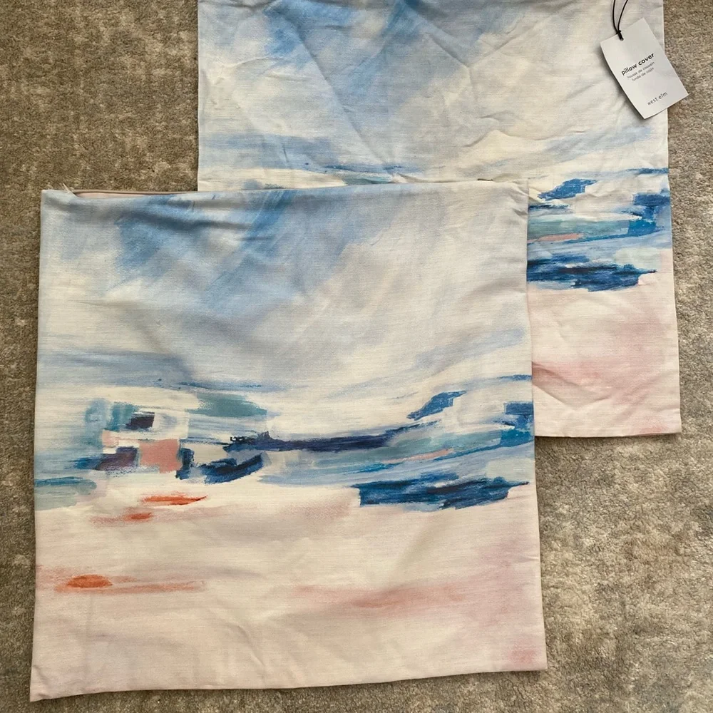 NWT. Pair of West Elm Pillowcases 20x20